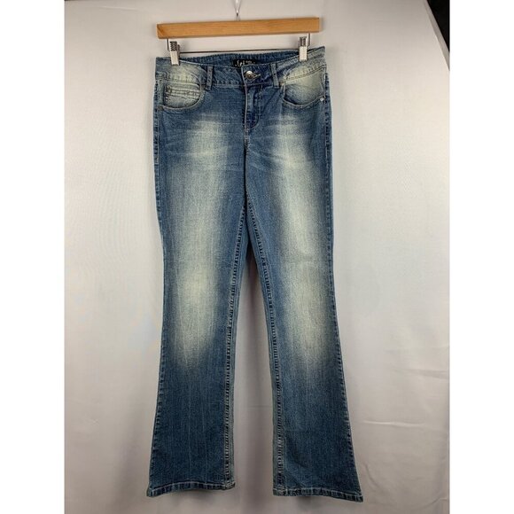L.E.I. Ashley Lowrise Bootcut Junior Jeans Size 9 - Picture 1 of 6